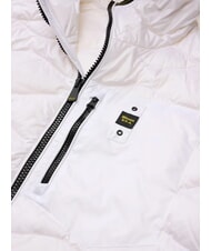 BLAUER WAVE Short padded down jacket with hood optical white - Men's down jackets - 5