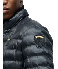 BLAUER SEWALL Short padded down jacket, high collar black/grey 995 - Men's down jackets - 5