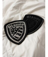 BLAUER CAMELIA Short padded down jacket with hood snow white - Women's down jackets - 4