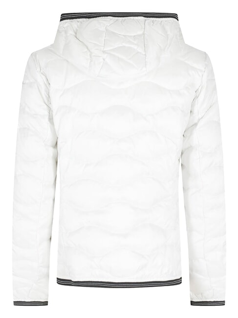 CAMELIA Short padded down jacket with hood snow white - Women's down jackets