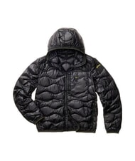 BLAUER WAVE Short padded down jacket with hood black - Men's down jackets - 3