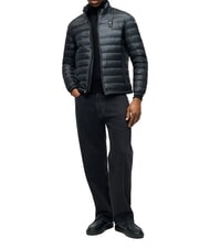 BLAUER SEWALL Short padded down jacket, high collar black/grey 995 - Men's down jackets - 4