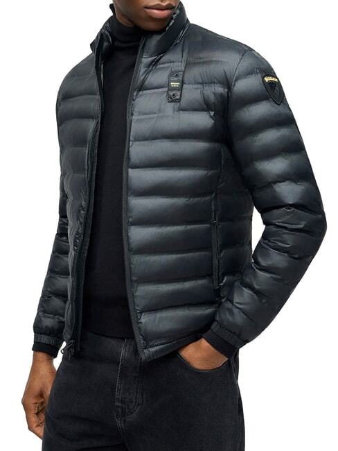 SEWALL Short padded down jacket, high collar black/grey 995 - Men's down jackets