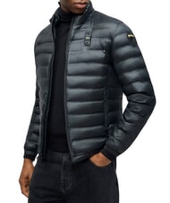 BLAUER SEWALL Short padded down jacket, high collar black/grey 995 - Men's down jackets - 3
