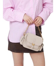 COCCINELLE CAMPUS  Mini shoulder bag, in leather LAMBSKIN WHITE - Women&rsquo;s Bags - 2