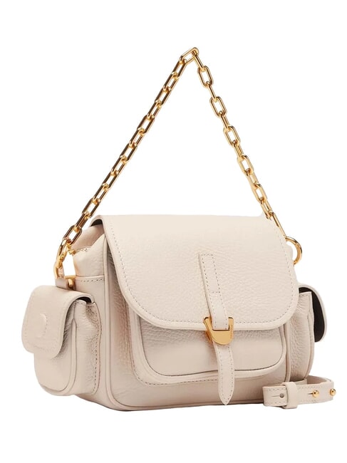 CAMPUS  Mini shoulder bag, in leather LAMBSKIN WHITE - Women&rsquo;s Bags