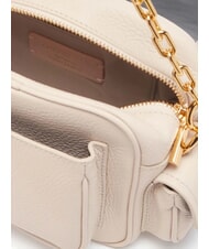 COCCINELLE CAMPUS  Mini shoulder bag, in leather LAMBSKIN WHITE - Women&rsquo;s Bags - 4