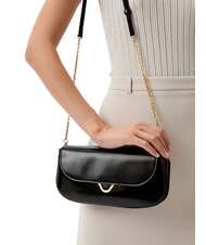 COCCINELLE DEW SHINY CALF Mini shoulder bag Black - Women&rsquo;s Bags - 5