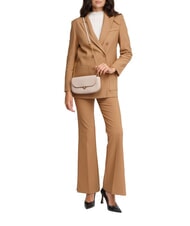 COCCINELLE DEW Small hammered leather bag rosette - Women&rsquo;s Bags - 4