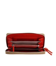 COCCINELLE MYRTHA MAXI LOG Large zip-around leather wallet - Women&rsquo;s Bags