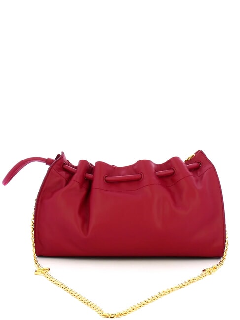 ISABELA Leather bag with metal shoulder strap sangria - Women&rsquo;s Bags