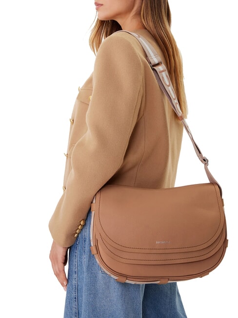 RAQUEL L Shoulder bag, leather black / red - Women&rsquo;s Bags