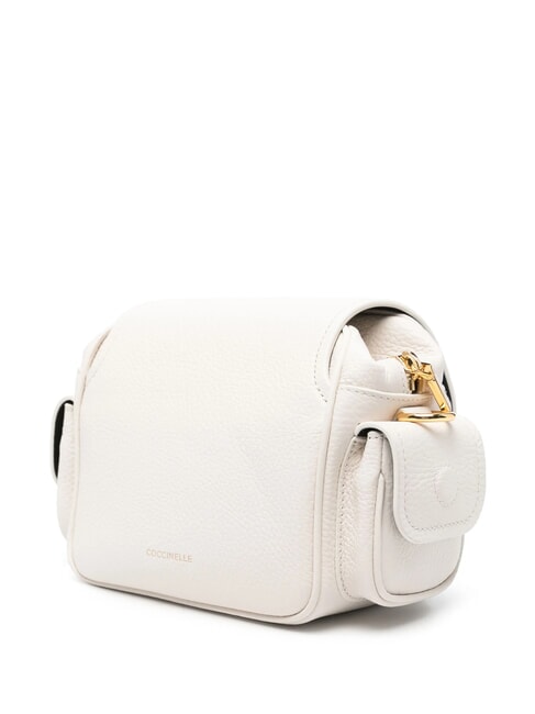 CAMPUS  Mini shoulder bag, in leather white - Women&rsquo;s Bags