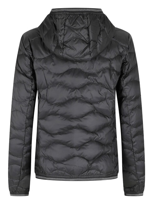 CAMELIA Short padded down jacket with hood black - Women's down jackets