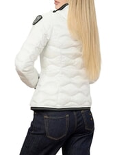 BLAUER CAMELIA Short padded down jacket with hood snow white - Women's down jackets - 3