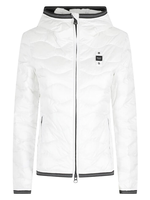 CAMELIA Short padded down jacket with hood snow white - Women's down jackets