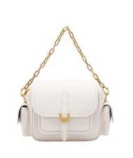 COCCINELLE CAMPUS  Mini shoulder bag, in leather white - Women&rsquo;s Bags - 4