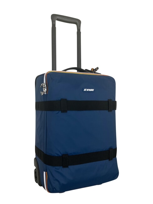 BLOSSAC  Waterproof Hand Luggage Trolley blue insignia-black - Hand luggage