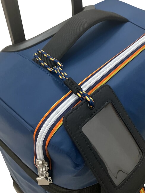 BLOSSAC  Waterproof Hand Luggage Trolley blue insignia-black - Hand luggage