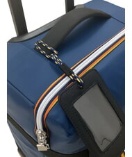 KWAY BLOSSAC  Waterproof Hand Luggage Trolley blue insignia-black - Hand luggage - 5
