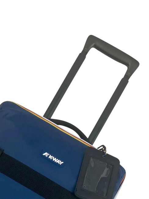 BLOSSAC  Waterproof Hand Luggage Trolley blue insignia-black - Hand luggage