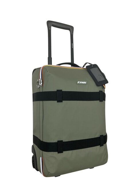 BLOSSAC  Waterproof Hand Luggage Trolley green lichen-black p - Hand luggage