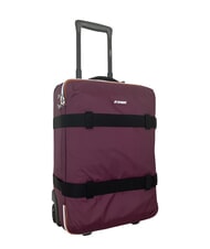 KWAY BLOSSAC  Waterproof Hand Luggage Trolley violet mauve wine-bl - Hand luggage - 3
