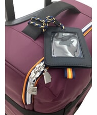 KWAY BLOSSAC  Waterproof Hand Luggage Trolley violet mauve wine-bl - Hand luggage - 5