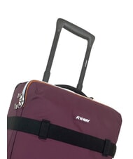 KWAY BLOSSAC  Waterproof Hand Luggage Trolley violet mauve wine-bl - Hand luggage - 6