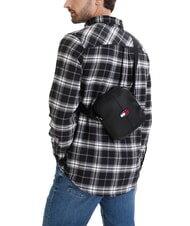 TOMMY HILFIGER TJ ESS DAILY PU Shoulder bag black - Over-the-shoulder Bags for Men - 5