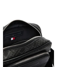 TOMMY HILFIGER TH FLAG MONOGRAM Shoulder bag black - Over-the-shoulder Bags for Men - 4