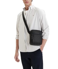 TOMMY HILFIGER TH FLAG MONOGRAM Shoulder bag black - Over-the-shoulder Bags for Men - 5