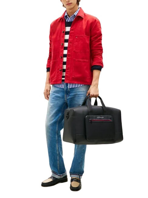 TH FOUNDATION Duffel bag with shoulder strap black - Duffle bags