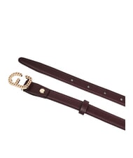 GAUD&Igrave; ELETTRA Belt wine - Belts - 2