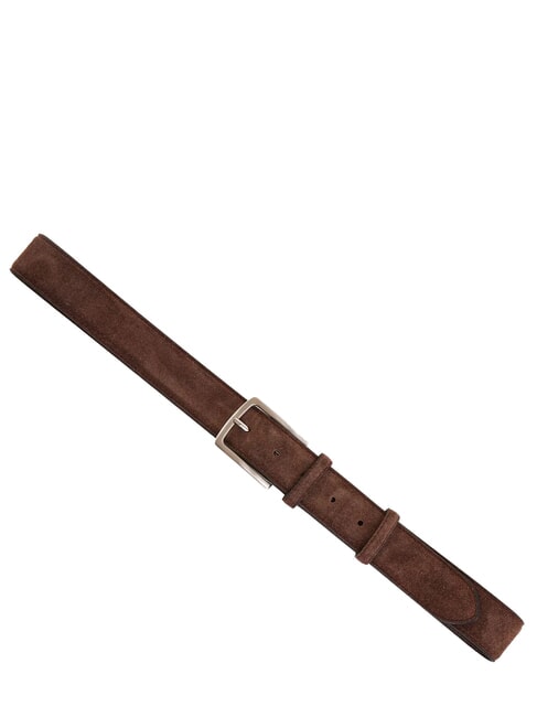 BASIC Leather belt darkbrown - Belts
