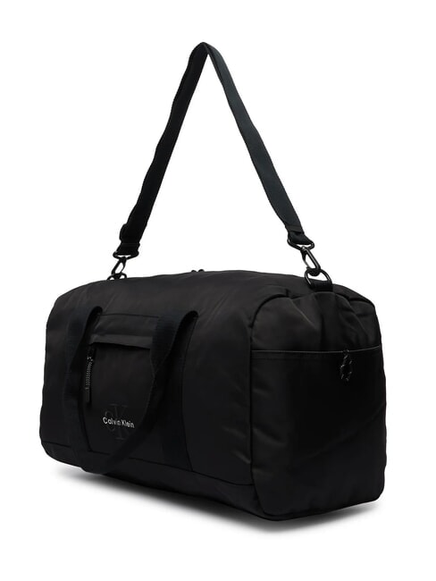 BOLD LOGO NYLON Duffel bag on black - Duffle bags