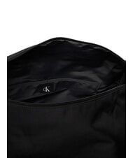 CALVIN KLEIN BOLD LOGO NYLON Duffel bag on black - Duffle bags - 4