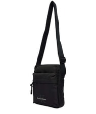 CALVIN KLEIN BOLD LOGO NYLON Shoulder bag on black - Over-the-shoulder Bags for Men - 3