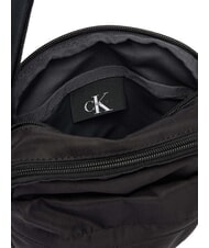 CALVIN KLEIN BOLD LOGO NYLON Shoulder bag on black - Over-the-shoulder Bags for Men - 4