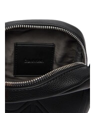 CALVIN KLEIN BOLD LOGO NYLON Slim Bag on black - Over-the-shoulder Bags for Men - 3