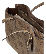 GUESS MERIDIAN 2 Shoulder bag MILK LOGO - Women&rsquo;s Bags - 3