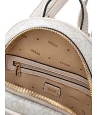 GUESS MANHATTAN 2 Small 4G peony logo backpack bone logo - Women&rsquo;s Bags - 3