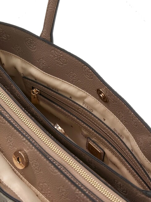 ANISE Shoulder bag dark taupe logo - Women&rsquo;s Bags