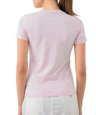 GUESS JEANS SLIM LOGO Slim-fit stretch t-shirt summer lilac - T-shirt - 2