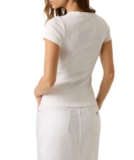 GUESS JEANS EMBRO Cotton T-Shirt alabaster white - T-shirt - 2