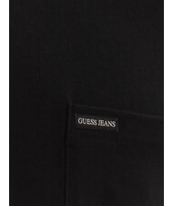 GUESS JEANS REGULAR LOGO Cotton T-Shirt jetbla - T-shirt - 3