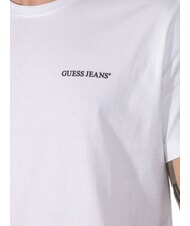 GUESS JEANS REGULAR LOGO Cotton T-Shirt purwhite - T-shirt - 3