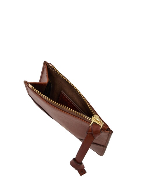 STORY Leather coin purse BROWN - Women&rsquo;s Wallets