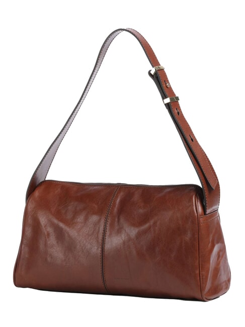 FLORA Shoulder bag, leather BROWN - Women&rsquo;s Bags