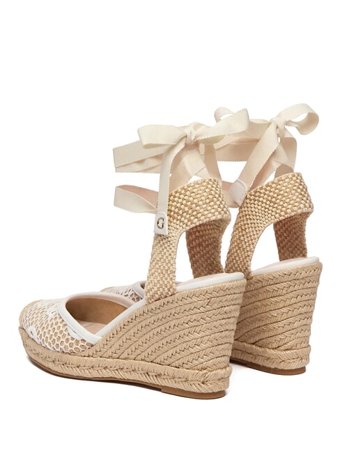 CHEYIN Espadrille sandals with 10 cm heel white natural - Women&rsquo;s shoes